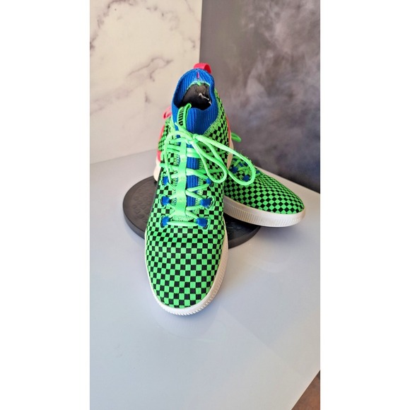 Men's 10.5 PUMA Clyde Court Summertime 192893-01 Basketball Shoes Green Pink